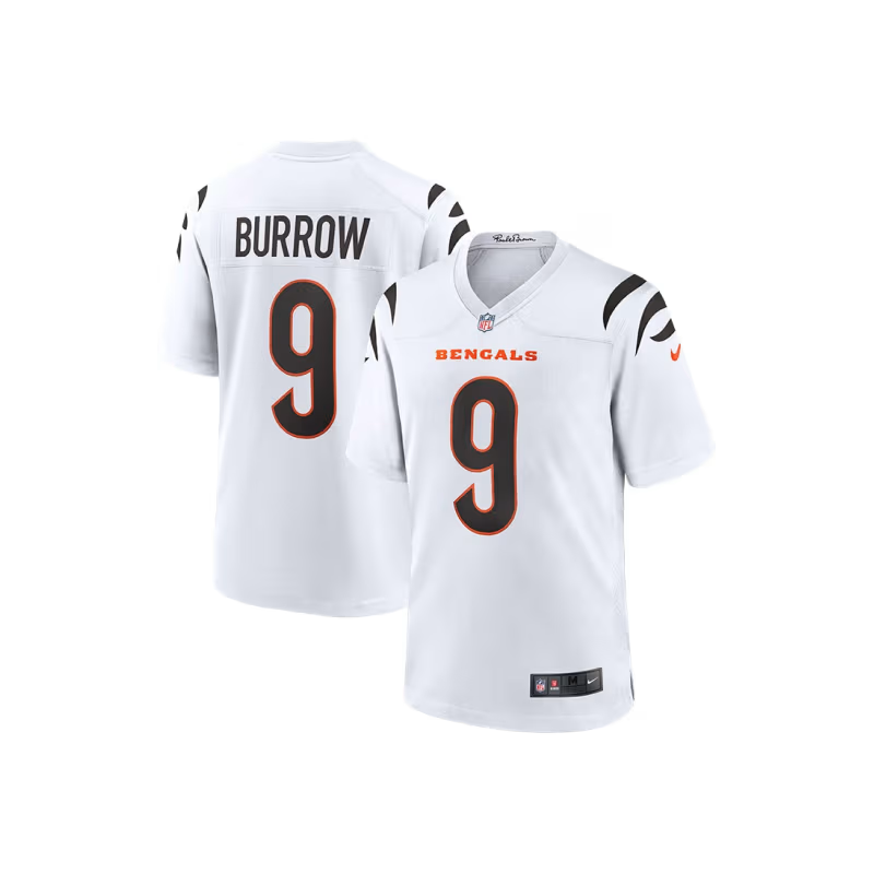 Joe Burrow Cincinnati Bengals Jersey-White