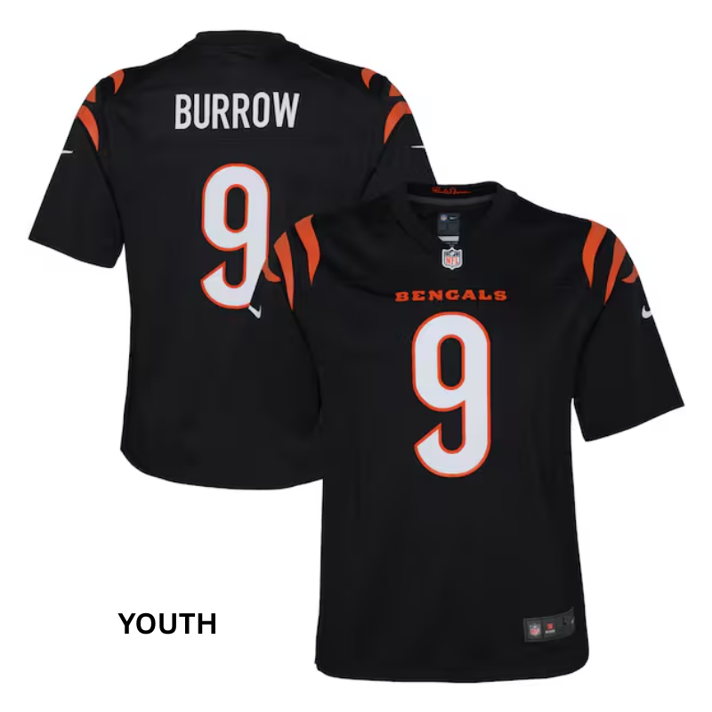 CIN K FINISHED Y Gme H Jrsy 9 BLK Yth