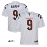 Youth White Joe Burrow Game Jersey